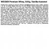 Weider Premium Whey Protein 500g syrovátkový proteinový koncentrát s izolátem