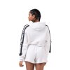 Nebbia Rebel Hero crop mikina s kapucí 520, white