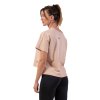 NEBBIA Dámské volné crop tričko "The Minimalist" 417, Salmon