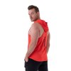 NEBBIA Pánské fitness tílko s kapucí 323, červené