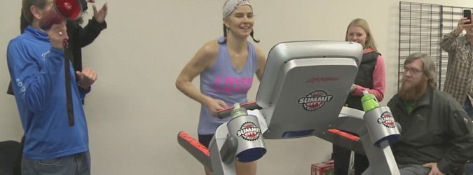 Guinnessov rekord v behu na bežeckom páse