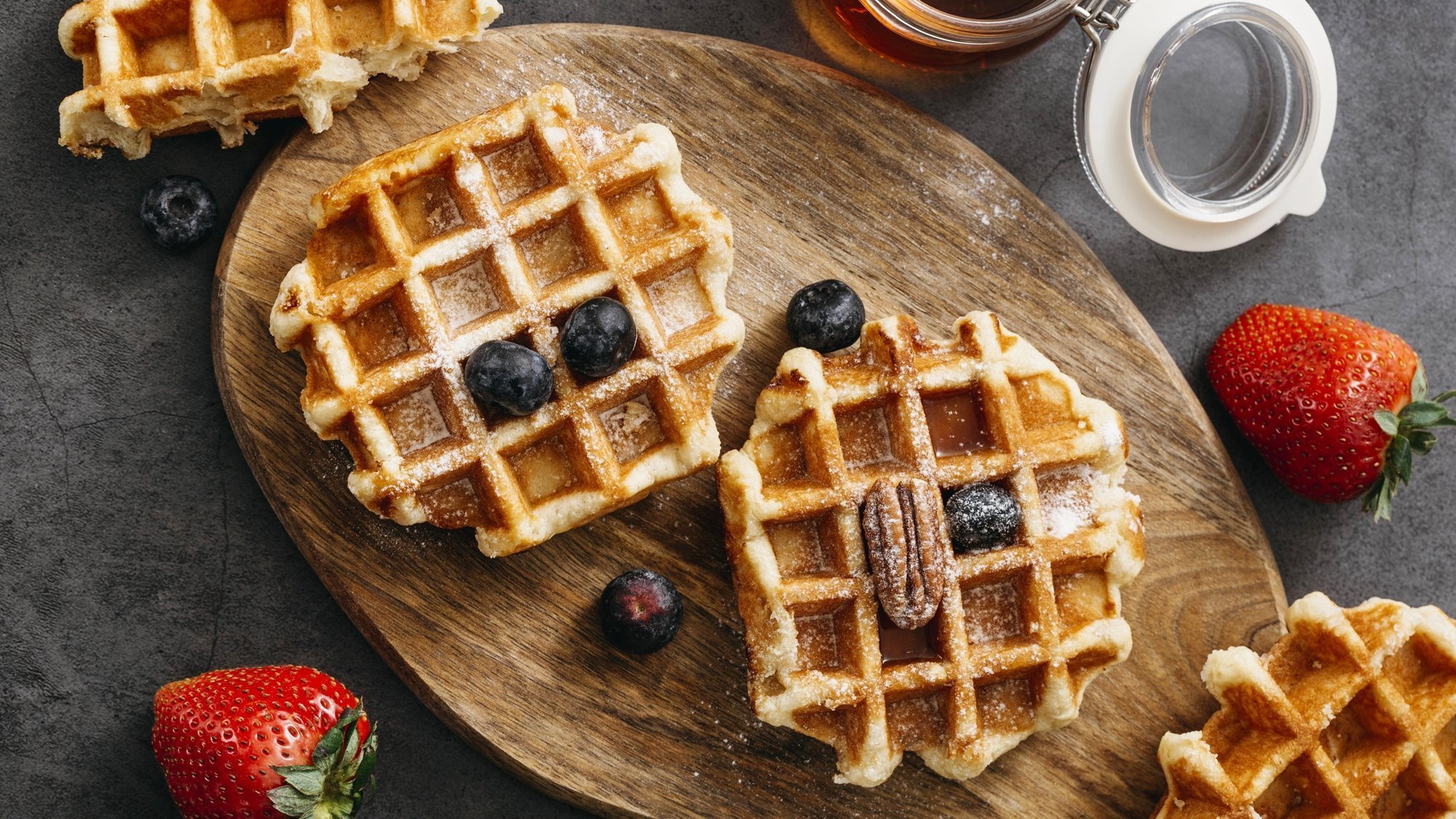 Vegan proteínové waffle pre milovníkov sladkých raňajok