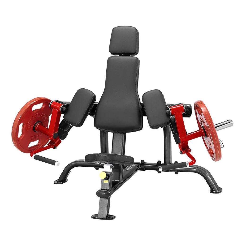 Steelflex Plate Loaded Biceps Curl Unilateral, bicepsové zdvihy v sede