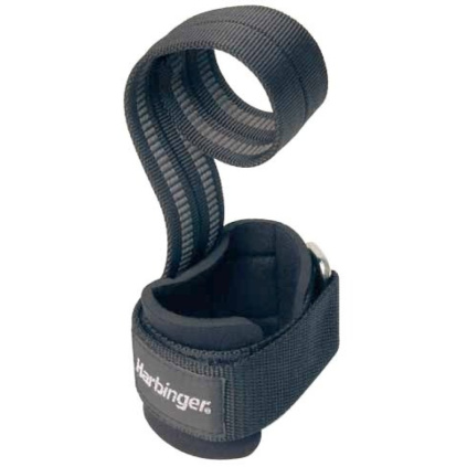 Harbinger Trhačky Big Grip PRO Lifting  Straps 11,5", čierne