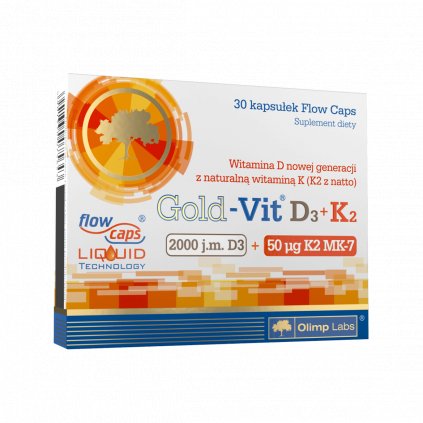 Olimp Gold-Vit® D3+K2, 30 kapsúl