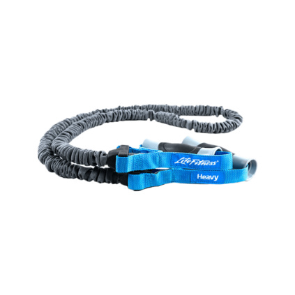 Life Fitness Covered Resistance Tube Heavy, Expander na cvičenie, modrý