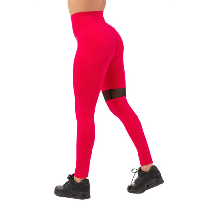 NEBBIA Dámske legíny Sporty s vysokým pásom 404, pink