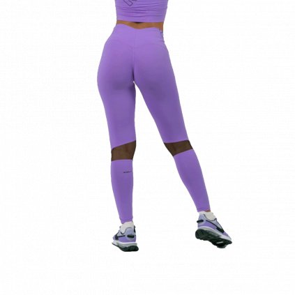 NEBBIA Dámske legíny s vysokým pásom FIT Activewear 443, lila