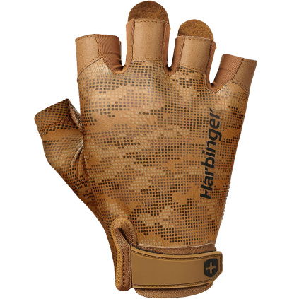 Harbinger Pro 2.0 - fitness rukavice, unisex, Tan camo