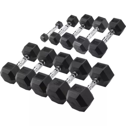 Body Solid Hexagon Dumbbell Set 1-10kg, set párov jednoručných činiek