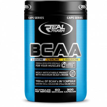 Real Pharm BCAA 1100mg 300 kapsúl