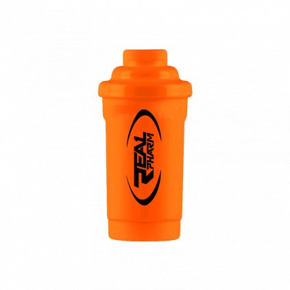 real pharm shaker 600ml neon orange2