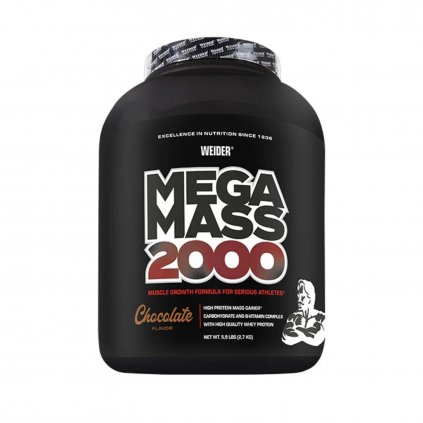 weider mega mass 2000 27 kg dose schoko 1