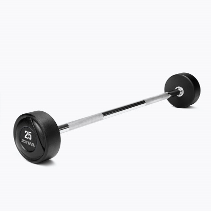 ZIVA Pevná obojručná činka SL RPU rovná 17.5 kg 