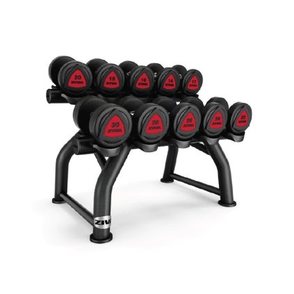 ZIVA ST2 5 Pair Horizontal Dumbbell Rack dvojradový stojan na 5 párov jednoručiek