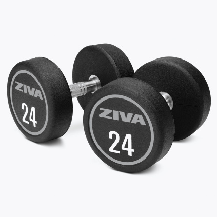 36kg jednoručná činka s povrchom z uretánu vynikajúca pre fitko každého druhu. Predáva sa v páre.