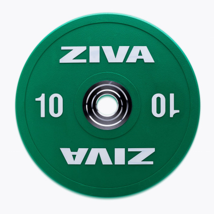 ZIVA ZVO Rubber Competition Color Bumper Disc 10kg olympijský kotúč