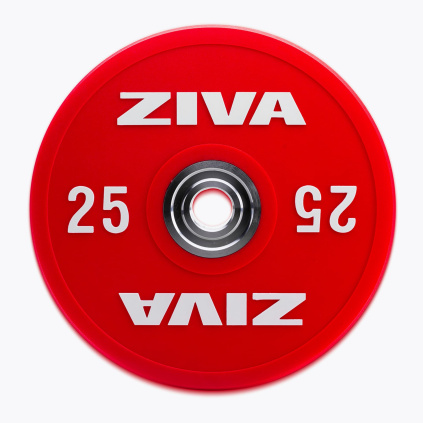 ZIVA ZVO Rubber Competition Color Bumper Disc 25kg olympijský kotúč