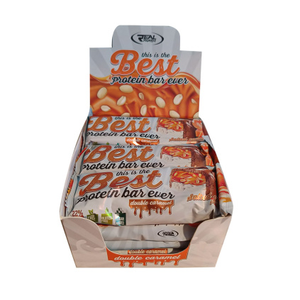 Real Pharm Best Protein Bar 12x50g Salted Caramel tyčinka