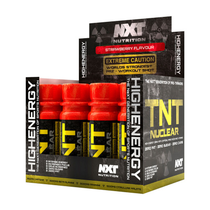 NXT TNT Nuclear High Energy Shot 12x60ml - extra silný predtréningový shot