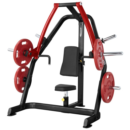 Steelflex Seated Plate Loaded Bench Press Unilateral, tlaky v sede