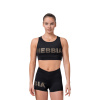 NEBBIA Dámsky Gold Mesh Mini Top 830