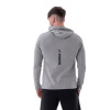 NEBBIA Pánske tričko s dlhým rukávom a kapucňou 330, light grey