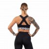 NEBBIA Dámska športová podprsenka s Cross Back strihom 410, black