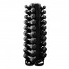 Body Solid Hexagon Dumbbell Set 1-10kg, set párov jednoručných činiek so stojanom