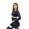 NEBBIA dámsky top s dlhým rukávom True Hero 242, black
