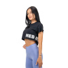 NEBBIA crop top tričko POWERHOUSE 279, black