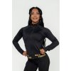 NEBBIA dámska mikina na zips Intense Warm-Up 833, black/gold