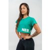 NEBBIA crop top tričko POWERHOUSE, 279, green