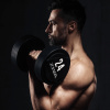 Jednoručná činka ZIVA s uretánovou úpravou do fitness centra alebo posilňovne