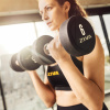 Jednoručná činka ZIVA s uretánovou úpravou do fitness centra alebo posilňovne