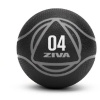 Pevný performance medicineball od ZIVA v čierno sivom prevedení.