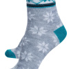 YakTrax Aloe Vera Cabin socks argyle blue pohodlné ponožky3