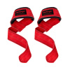 Harbinger Padded Leather Lifting Straps Red kožené trhačky1