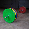 Body Solid Chicago Extreme Color Olympic Bumper Plate 10kg, pogumovaný olympijský kotúč5