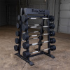 Body Solid Pro Clubline Barbell Rack SBBR100, Stojan na pevné obojručné činky 2