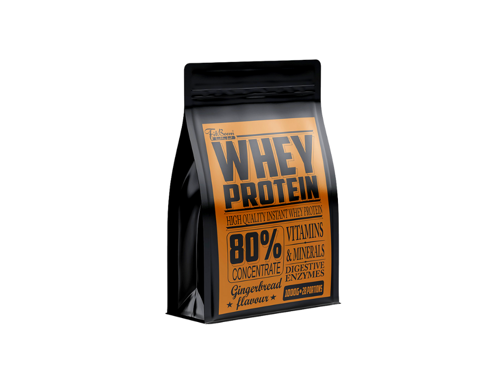 FitBoom Whey Protein - 1000 g Příchuť: Lotus s kousky Lotusek