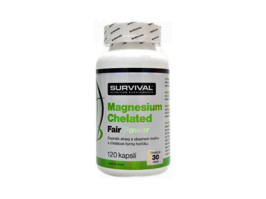 Survival Magnesium Chelate Fair Power - 150 kapslí