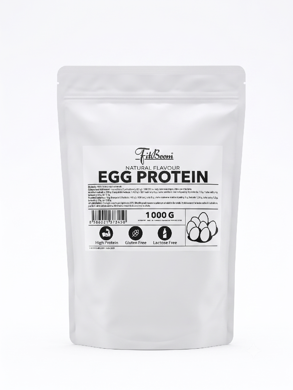FitBoom Egg Protein Natural - 1000 g