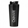 OstroVit Shaker nerezový - 750 ml Stříbrný - Černý Shaker na míchání proteinů