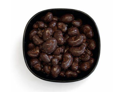 kešu v hořké čokoládě