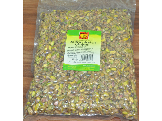 1198 jadra pistacii vyloupana 1000 g vakuovana expirace 2 2017