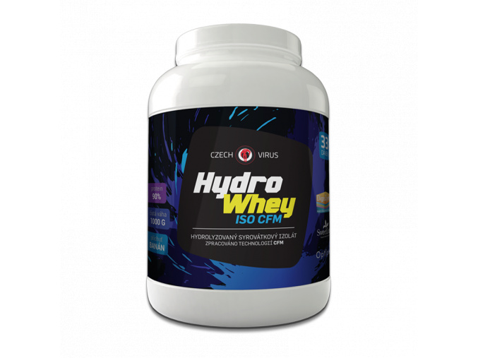 CZECH VIRUS Hydro Whey ISO CFM 1Kg (Příchuť Čokoláda)