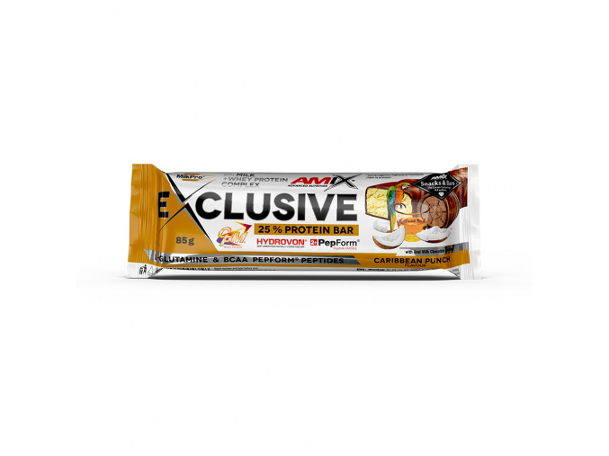 Amix Exclusive Protein Bar 85g (Příchuť Pomeranč a čokoláda)