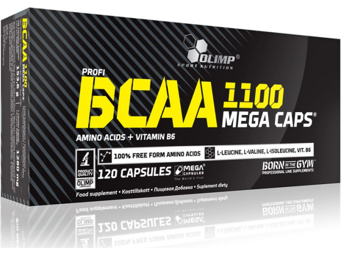 Olimp BCAA Mega caps 1100 (Velikost 30 kapslí)