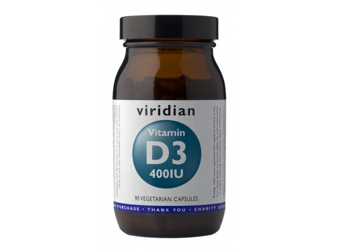 3423 1 viridian vitamin d3 400iu 90 kapsli